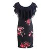 2025 European & American Slim Fit Fake Two-Piece Printed Summer Dress for Women