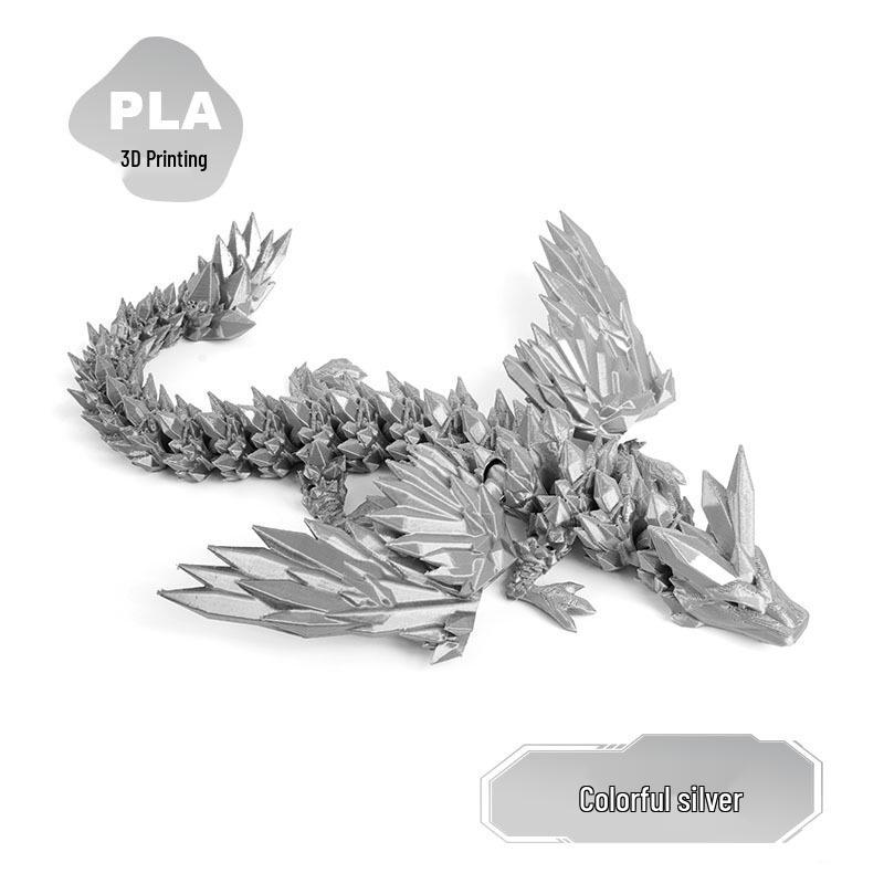 3D Printed Chinese Dragon Egg Ornament Toy Figurine Gift Craft