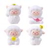 Charming Sheep Cartoon Collectible Figures In Six Designs For Whimsical Home Accents