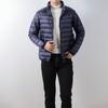 Men's Lightweight Stand Collar White Duck Down Jacket