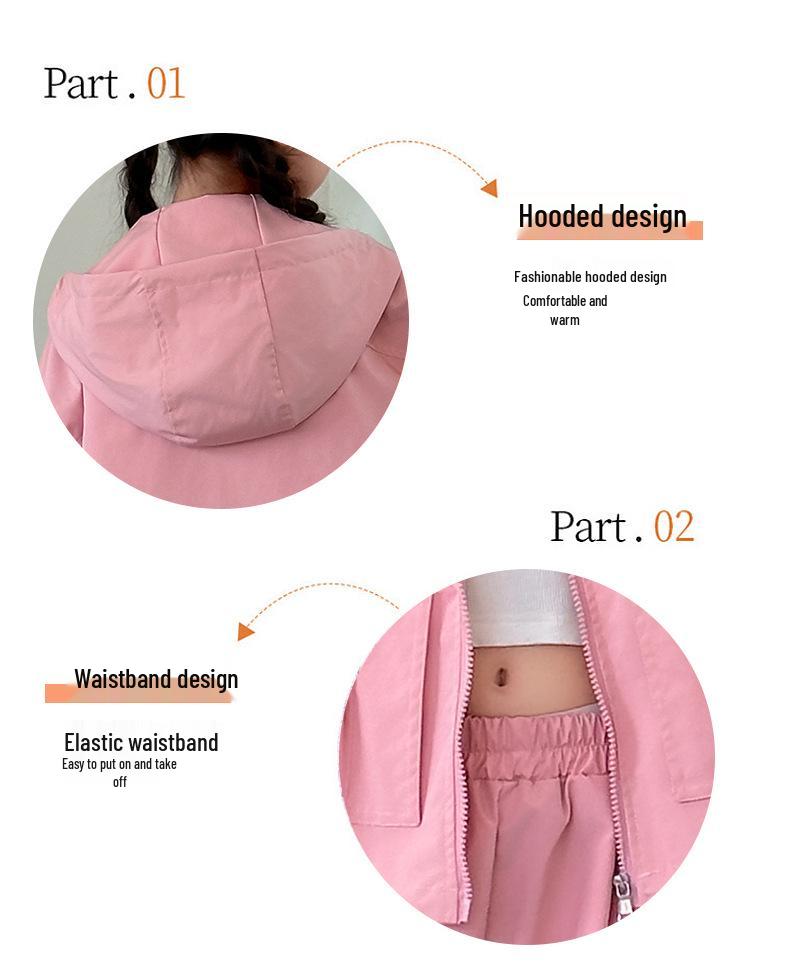 Modny Dziewczęcy Dwuczęściowy Zestaw Sportowy na Wiosnę/Jesień 2025 - Stylowy i Casualowy dla Dzieci w Średnim i Starszym Wieku