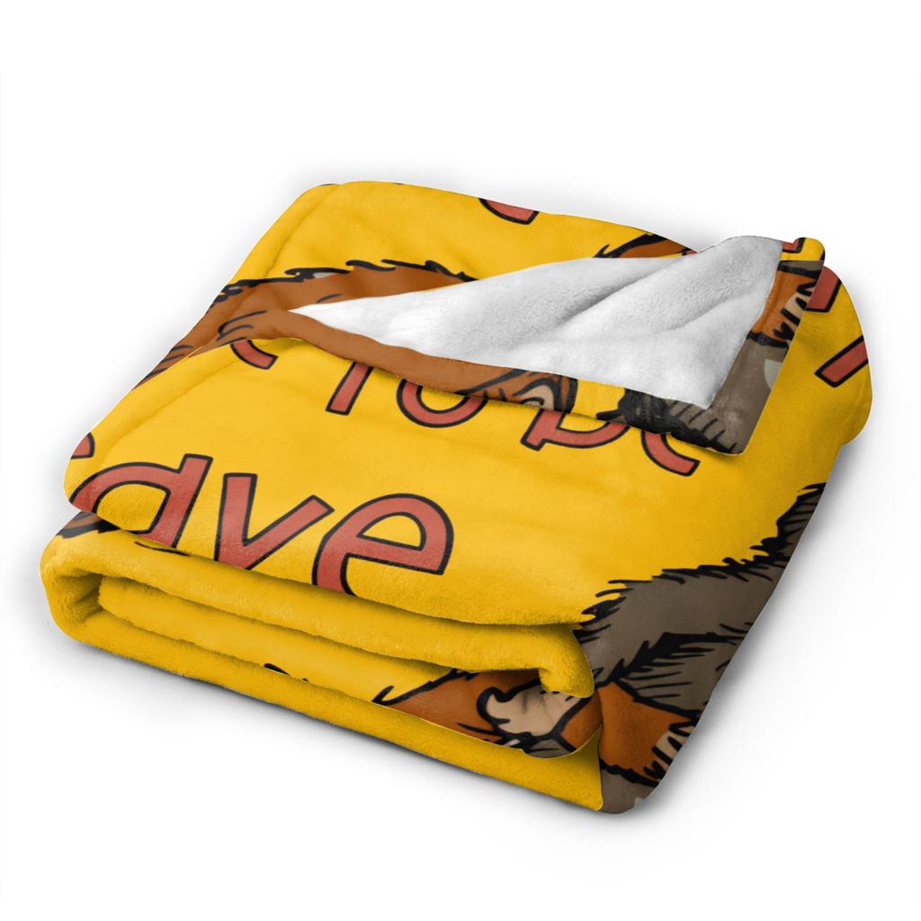 Cute Punch Monkey Knitted Blankets Velvet Warm Throw Blankets for Home Couch Bedspread