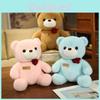 Teddy Sitting Rose Bear Plush Toy Cartoon Stuffed Animal Doll Gift Decoration