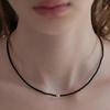 Tatiana (925 Silver) Dainty Heart Bead Necklace NZ2443