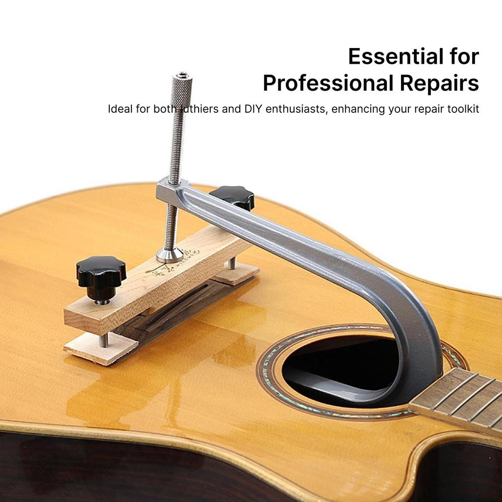 Guitar Bridge Clamp for Guitar Maker Special Tool Easy to Use Wear Resistant Guitar Maintenance Tool for Wood Guitar Attachments