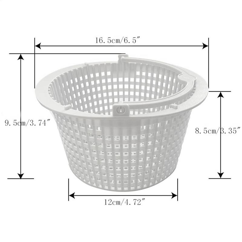 16cm Swimming Pool Skimmer Basket AboveGround Pool Replacement Basket Pond Skimmer Basket with Handle For SP1091LX,SP1091WM
