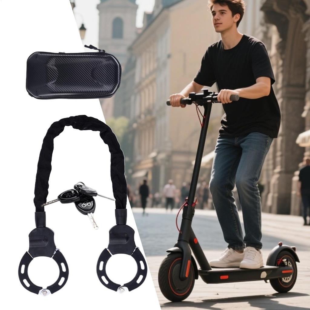 Electric Scooter Lock 35-inch Heavy-Duty Anti-Theft Security With 3 Key Electric Scooter Locks Anti Theft For Outdoor Travel