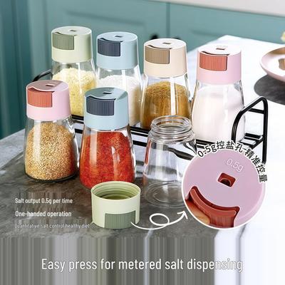 Ensemble de pots à assaisonnement hermétiques pour le contrôle du sel - Récipients de rangement de cuisine résistants à l'humidité