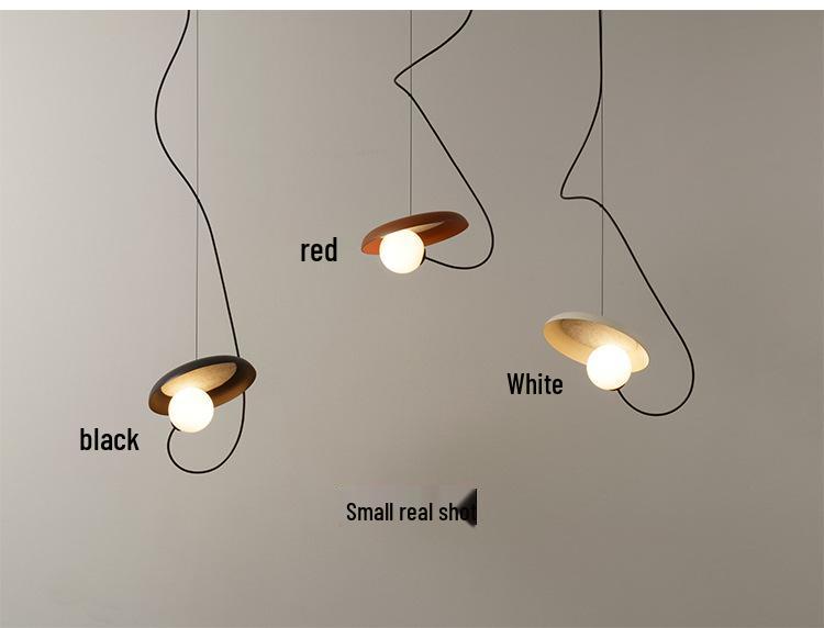 Nordic Minimalist Wabi-Sabi Adjustable Bedside Pendant Lamp