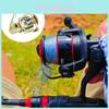 Série de Carretilhas de Spinning de Alumínio Com Operação Suave Para Pescadores de Água Salgada