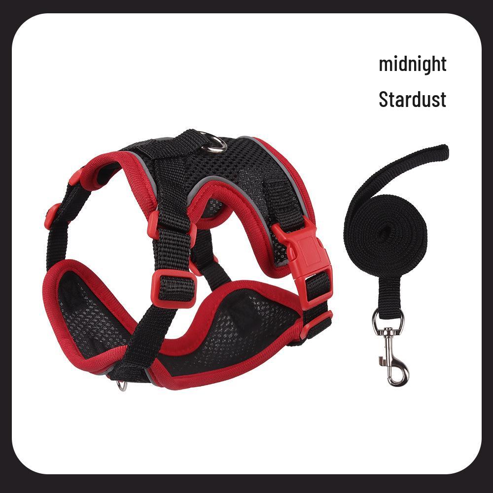 

Breathable Universal Pet Harness & Leash for Dogs and Cats Medium