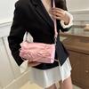 Chic Pu Leather Shoulder And Crossbody Bag With Bowknot For Women In Trendy Spring 2024 Design
