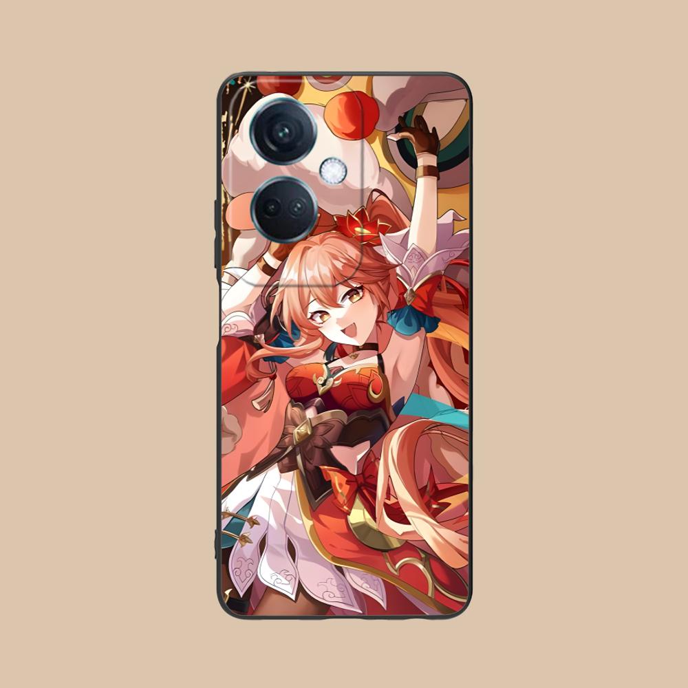HSR Guinaifen Matte TPU Mobile Phone Case for OPPO Reno 14 13 12 11 10 9 8 7 6 5 F T Pro 5G Colorful Printing Cover