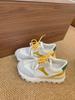 8Cm thick-soled inner height-increasing German training shoes women's 2025 new autumn versatile casual sports Forrest Gump shoes flat single shoes