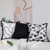Nordic Simple Black and White Pillow Case Living Room Sofa Pillow Model Room Hotel B&B Home Cushion