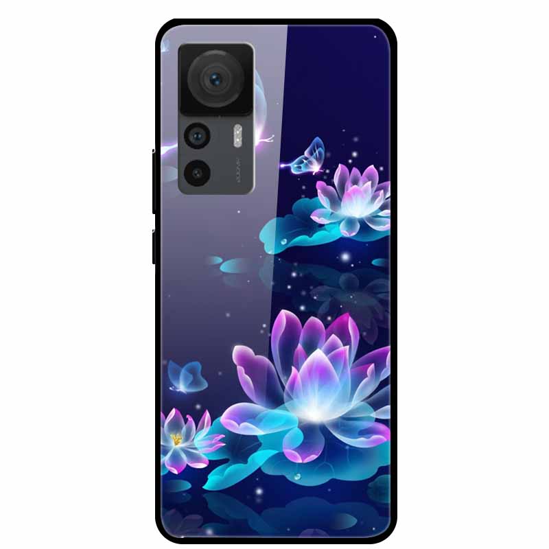 For Xiaomi 12T Cases 12T Pro Luxury Tempered Glass Hard Back Covers For Xiaomi 12T Pro Phone Cases Capa Fundas Xiaomi 12T Coques