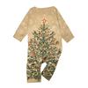Christmas Print Family Outfit Long Sleeve Top + Pants Set Family Outfit