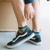 5 Pairs Sports Breathable Low Cut Socks Spring Summer Cotton Striped Sports Korean Preppy  Men Socks