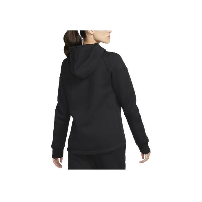 Nike Sportswear Womens Tech Fleece Windrunner Full-Zip Hoodie Black/Black Women Streetwear FB8338-010