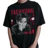 2026  BTS V Summer Fashion Trendy Tee Men Women Vintage Top Kim Taehyung Pose Retro 90s Shirt, Gifts for Fan Hip Hop Streetwear Oversized Tshirt