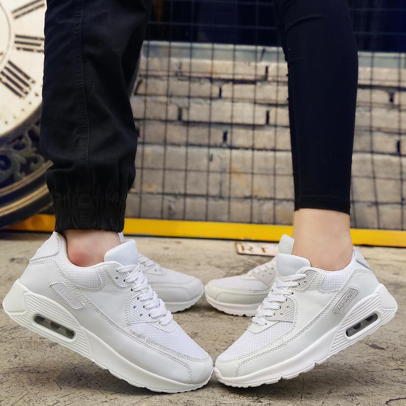 Trendy men's shoes 2024 spring and summer new fashion trend couple sports and leisure shoes Korean version of student white shoes