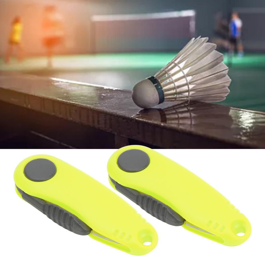 2 PCS Badminton Line Scissors Fast Shrimp Shaped Scissors Outdoor Portable Folding Fishing Line Clipper