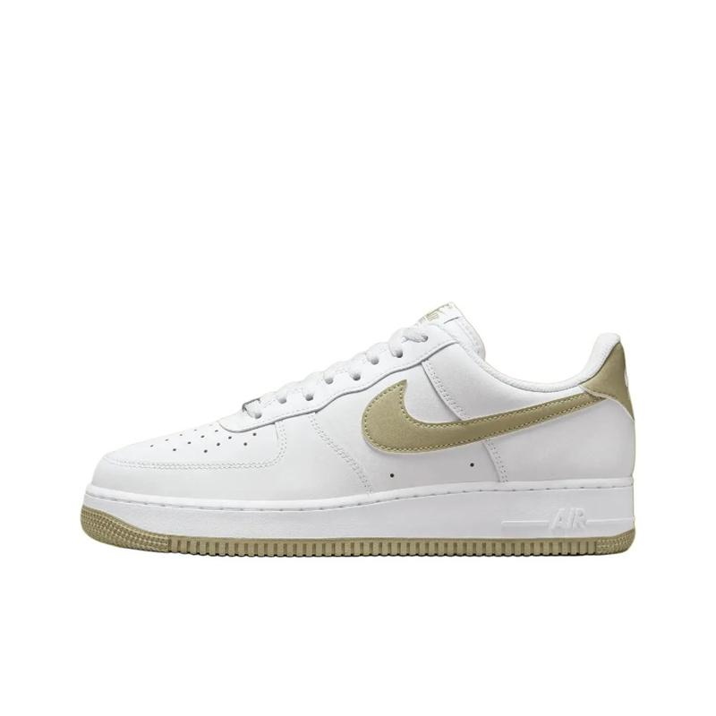 Nike Air Force 1 07 Nøytral Oliven Unisex Sneakers Hvit FJ4146-110