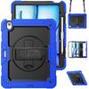 For iPad Air 13 (2025)/(2024) Case PC+Silicone Dust-Proof Tablet Cover with PET Screen Protector/Shoulder Strap