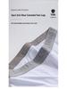 Men's Seamless Mid-Waist Modal Boxer Briefs: Extended Length, Anti-Chafe, Anti-Slip, Antibacterial.
