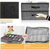 1 Pc Under Bed Shoe Storage Organizer Can Accommodate 12 To 16 Pairs Of Shoes With Transparent Window Breathable Foldable