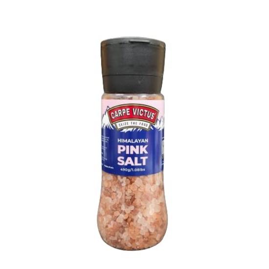 Carpe Victus Himalayan Pink Rock Salt Powder, Premium Sendha Namak for Cooking, Multipurpose Salt with Unique Taste, Loaded with Minerals,490 gms 490GM