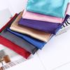 for Wedding Dress Party Men Satin Plain Solid Square Pocket Silk Pocket Square Hanky Handkerchief