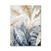 Nordic Plant Canvas Painting Abstract Blue Palm Leaves Poster Prints Still Life Wall Art Pictures for Living Room Interior Decor