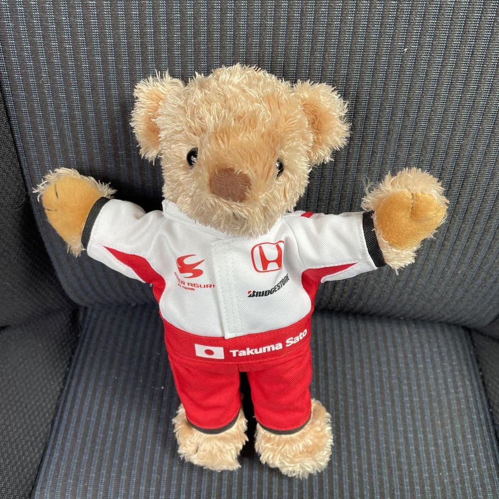 [USED] Teddy Bear Super Aguri Takuma Sato
