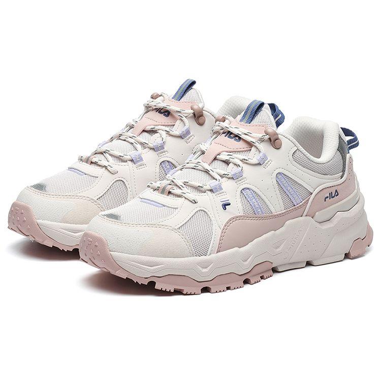 Fila Fashion Sneakers Outdoor Sports Fabric Synthetic Leather Low Top Casual Running Shoes Women Sneakers Pink F12W144127FPR