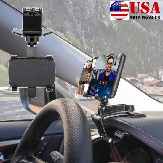 Car Cell Phone Mount Dashboard 360° Stand Holder Cradle Clip Smart GPS Universal