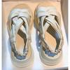 Sports sandals outer wear summer new high-end thick-soled casual skirt beach Roman shoes