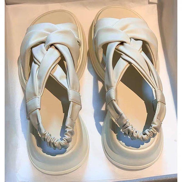 Sports sandals outer wear summer new high-end thick-soled casual skirt beach Roman shoes