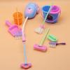 9pcs/set Mop 1:6/1:12 Doll House Furniture Sweep Miniature Sweep Toys  Gifts