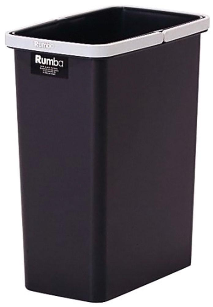 

Thanko Plastic Trash Can Roomba Square Black Approx. 11.5L чорний