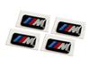 Genuine BMW M 3D Sticker Badge Emblem Decal (4 Pieces)