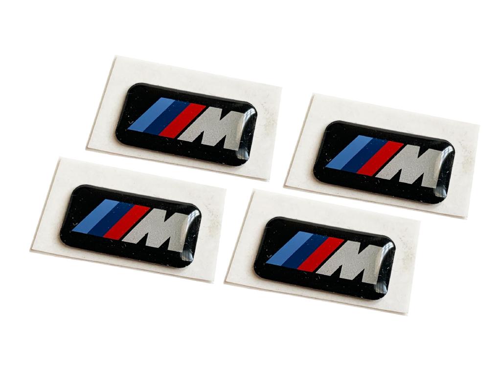 Genuine BMW M 3D Sticker Badge Emblem Decal (4 Pieces)