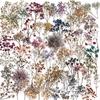 50Pcs Dried Flower Collection Record PET Stickers Decorative Handmade Scrapbooking Material Diary Album Craft Supplies