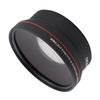 Optical Glass 0.45x Wide‑Angle Black Additional Lens for 72mm Camera Lens Photography Accessory