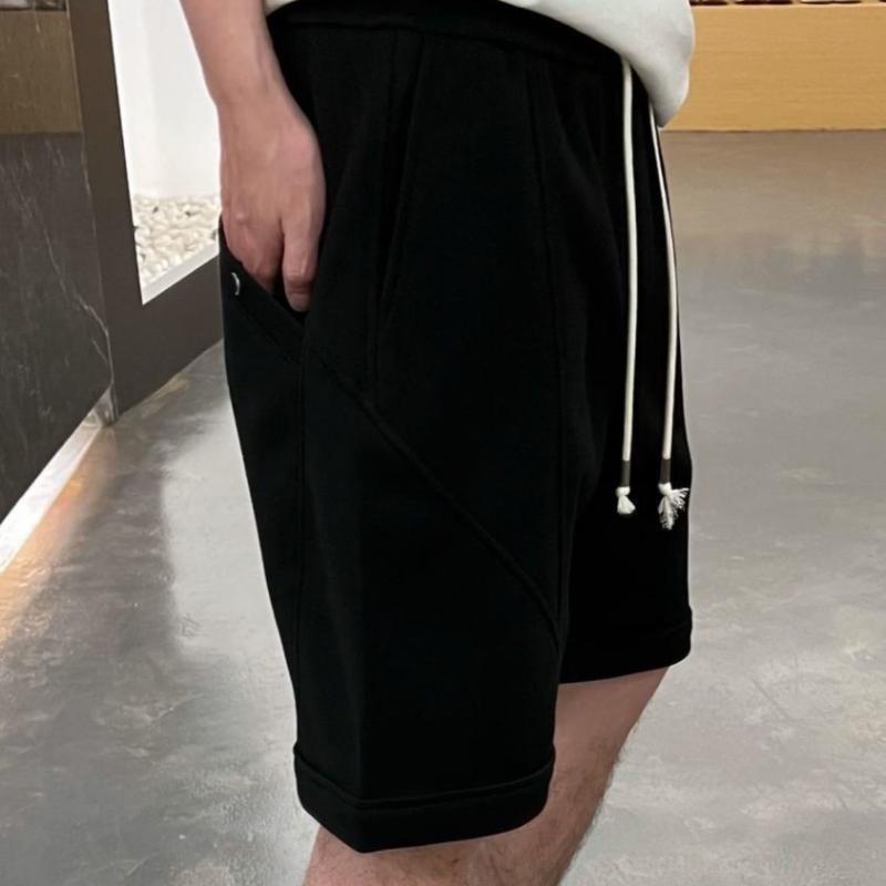 Summer Trendy Cuffed Shorts Couple Style Loose Breathable Sporty Casual Five-Point Pants