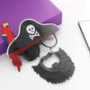 Halloween Glasses Funny Beard Glasses Skull Pirate Navy Cosplay Costume Festival Party Decoration Accessories Unisex