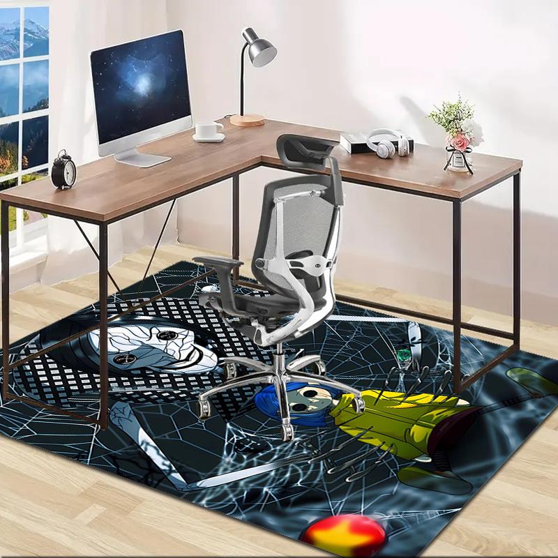 1pc C-Coraline (2) Design Area Rug - Non-Slip, Soft & Cozy Floor Mat for Living Room, Bedroom, Office - Indoor/Outdoor Decorative Carpet