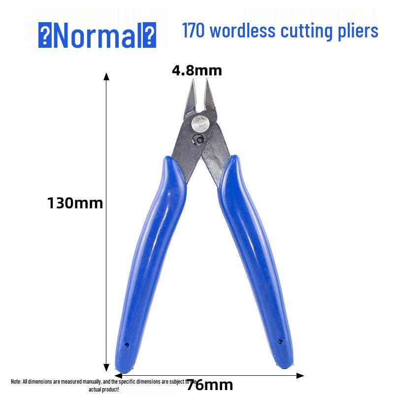 

170 Промислові електронні діагональні плоскогубці - Марганцева сталь Ножиці для мертвої шкіри для DIY манікюру