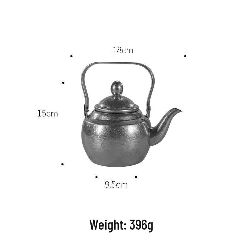 Retro Industrial Style Stainless Steel Water Kettle