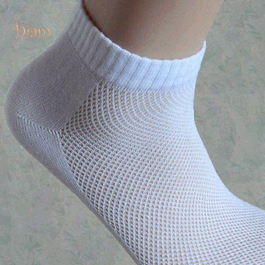 VOGUE ITEM Unisex Breathable Mesh Anti-slip Low Cut Sports Ankle Boat Socks